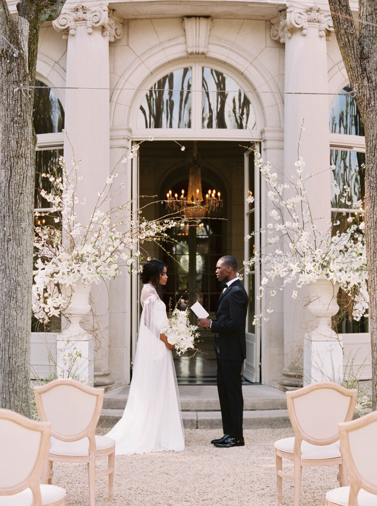 A Fashion Inspired Wedding Editorial at Washington, DC's Historic Meridian House