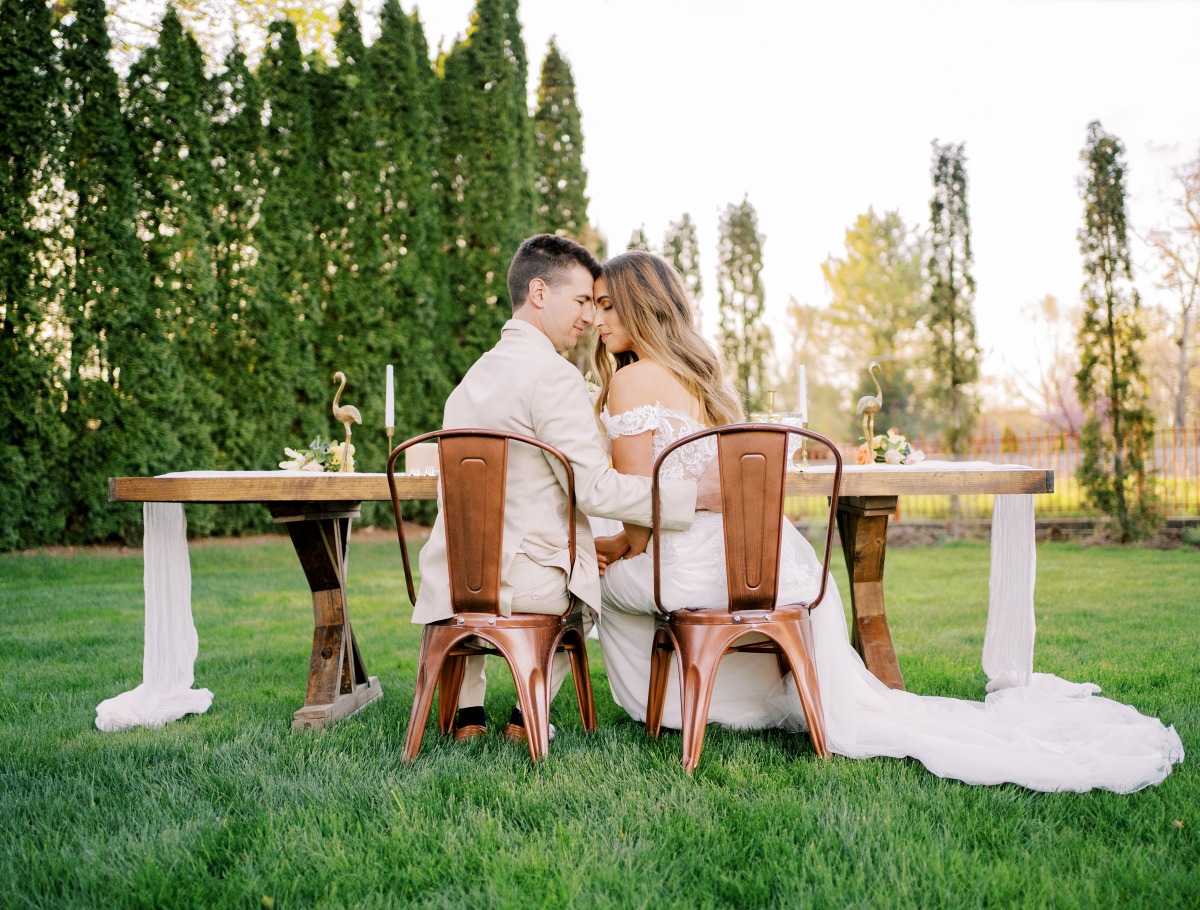 A Fall Rustic Vow Renewal With Mid Century Decor