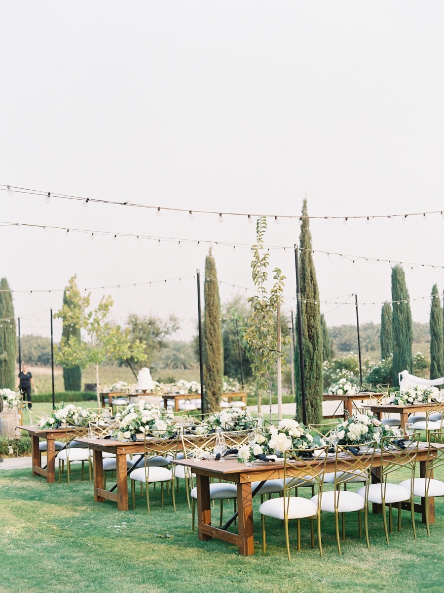 An Elegant Modern Vineyard Wedding in Central California