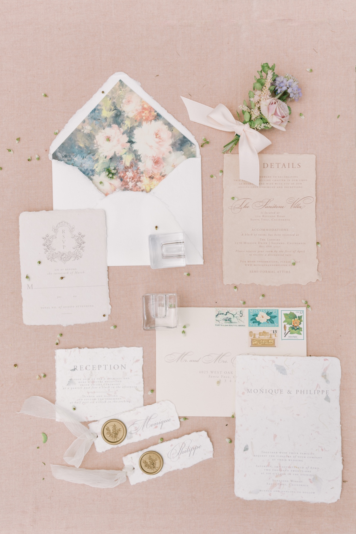 Delicate Luxe Micro-Wedding with Pastels at Sunstone Winery