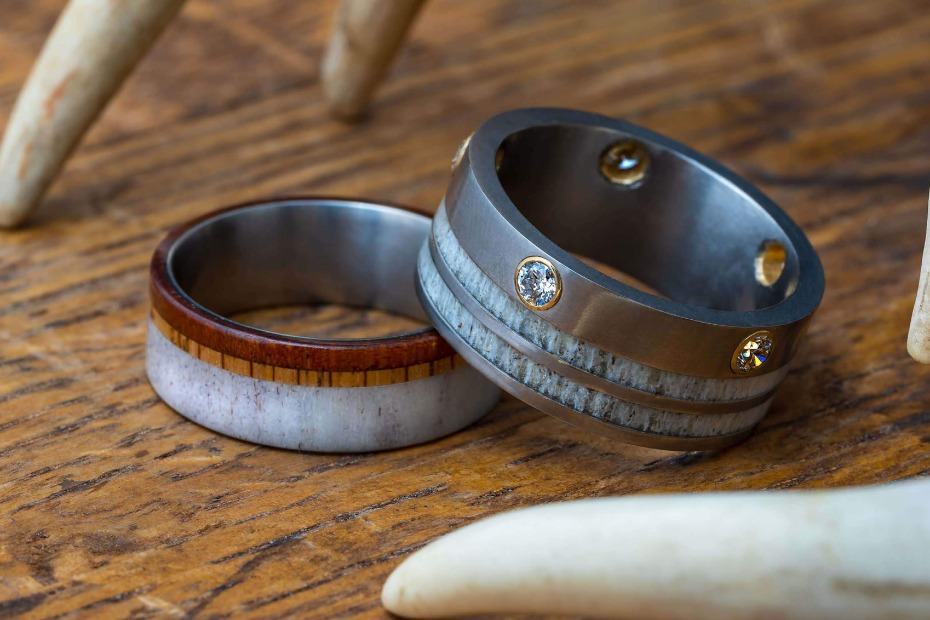 Go Ahead and Buck Tradition With Deer Antler Jewelry for Your Big Day