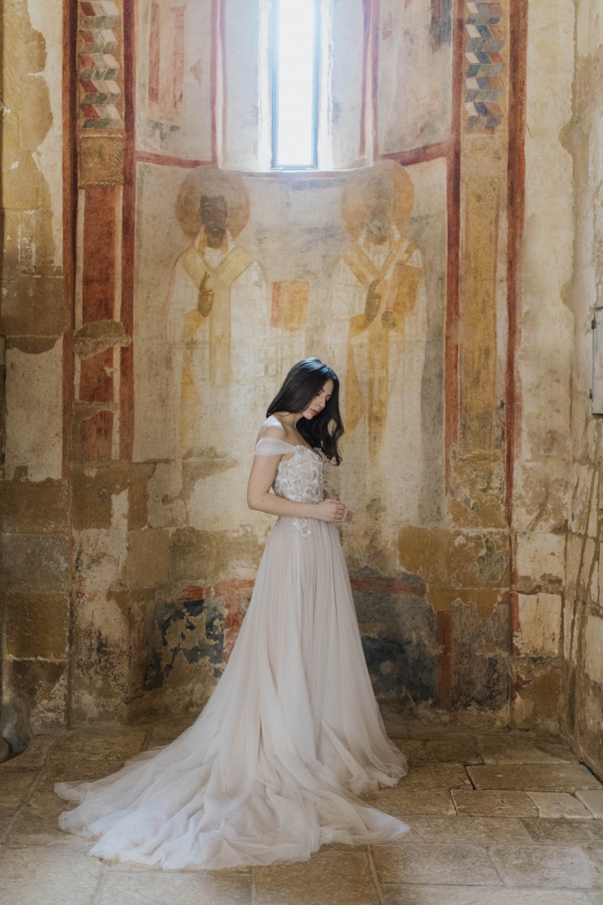Ethereal Editorial In An Ancient Italian Abbey