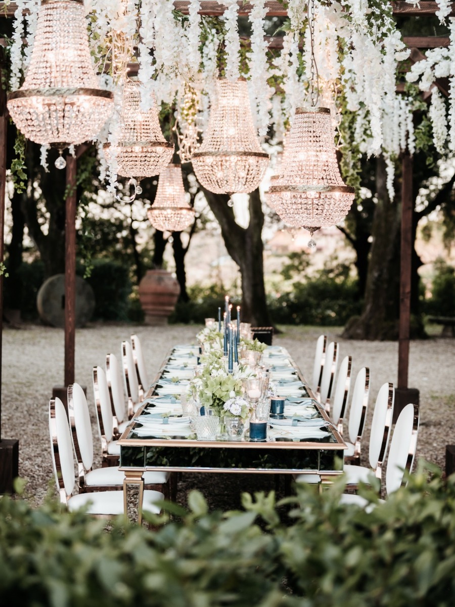 Opulent Tuscan Wedding Inspiration With A Nod To Bridgerton