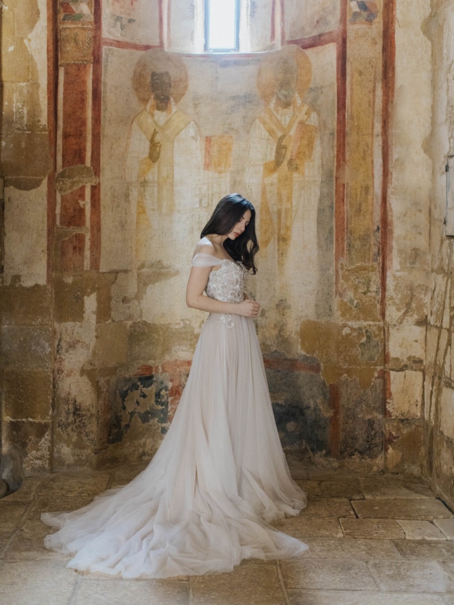 Ethereal Editorial In An Ancient Italian Abbey