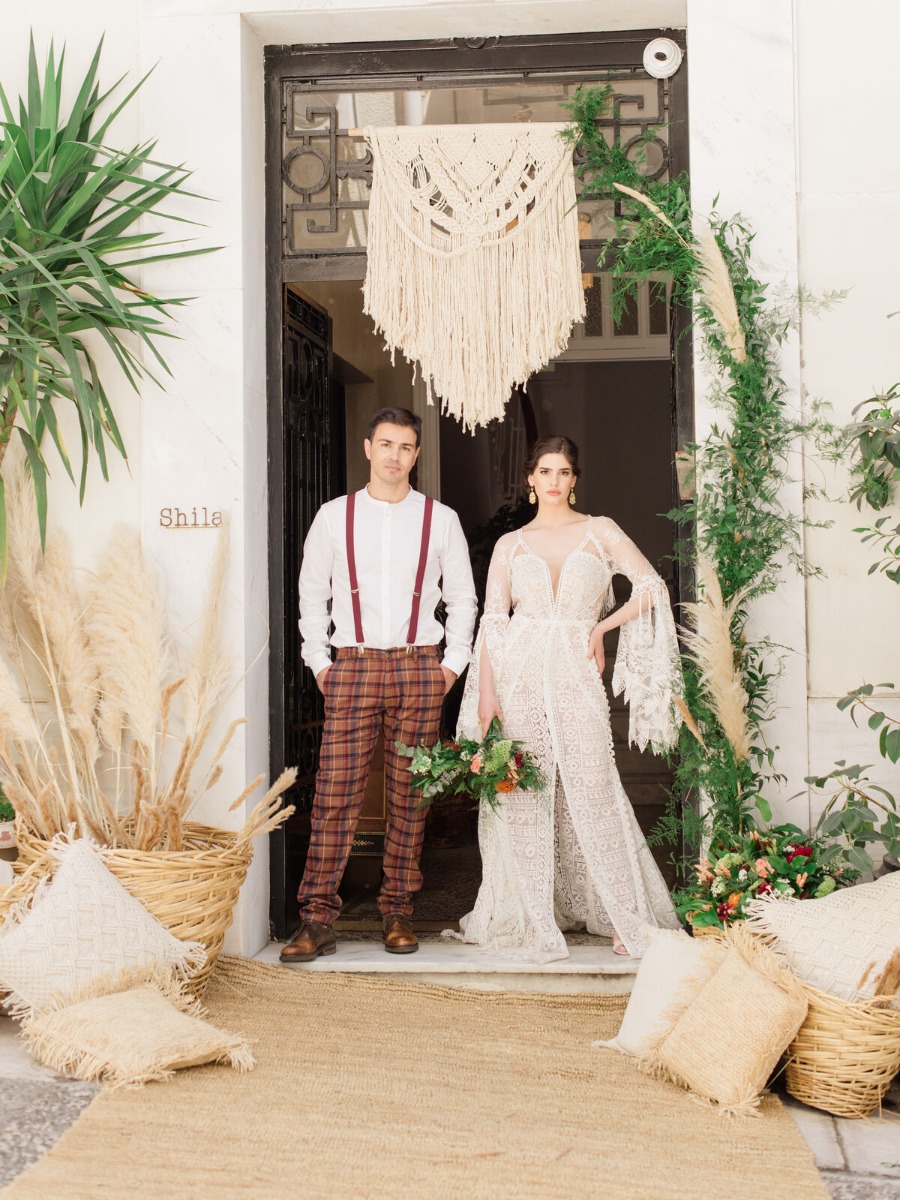 Laid-Back Elegance From A Brunch Wedding Inspiration Shoot In Athens