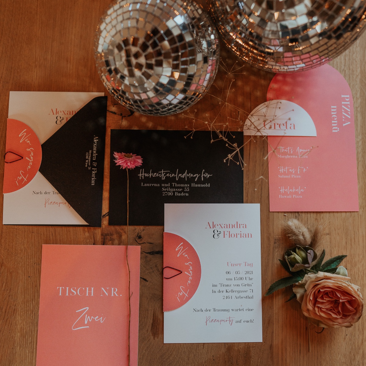 Disco Themed Pizza Party Elopement