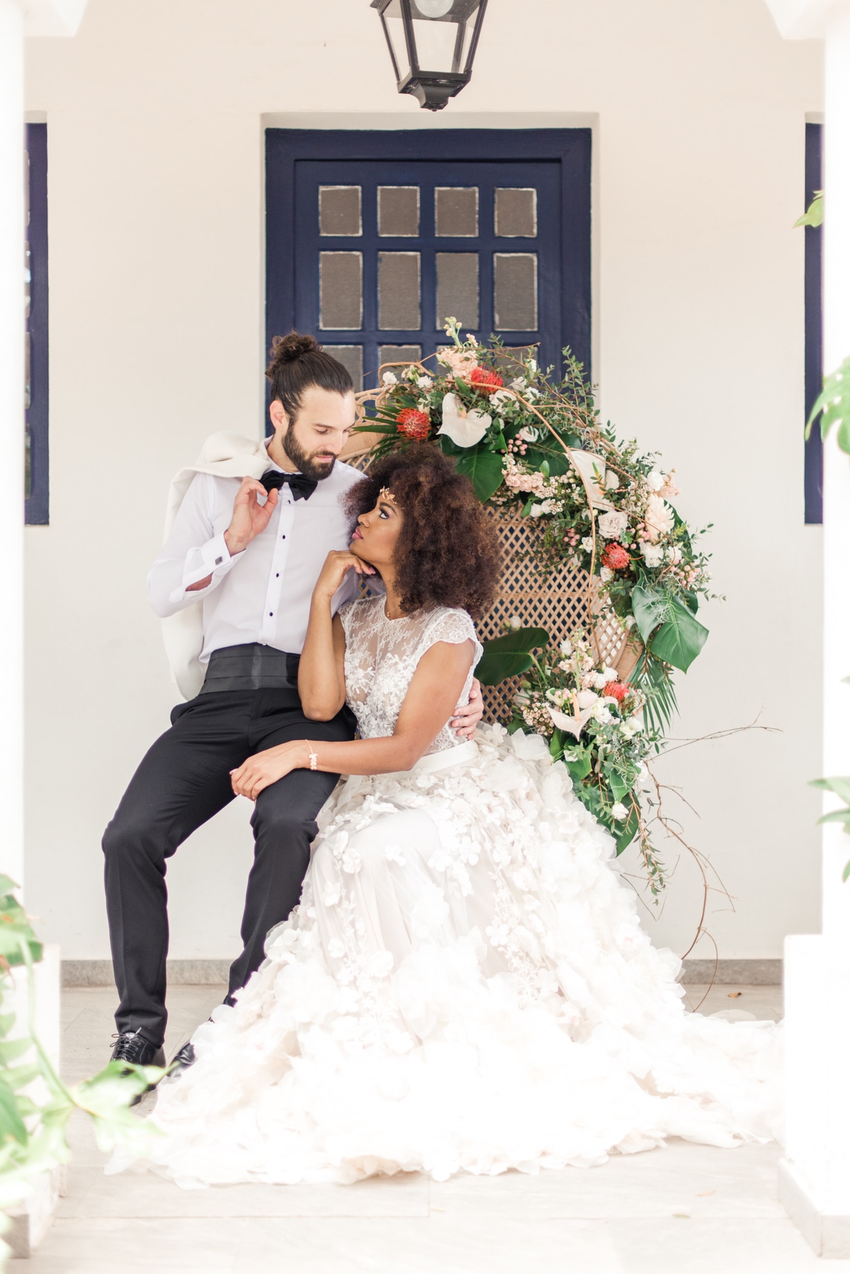 A Soft Tropical Wedding In A Carribbean Villa