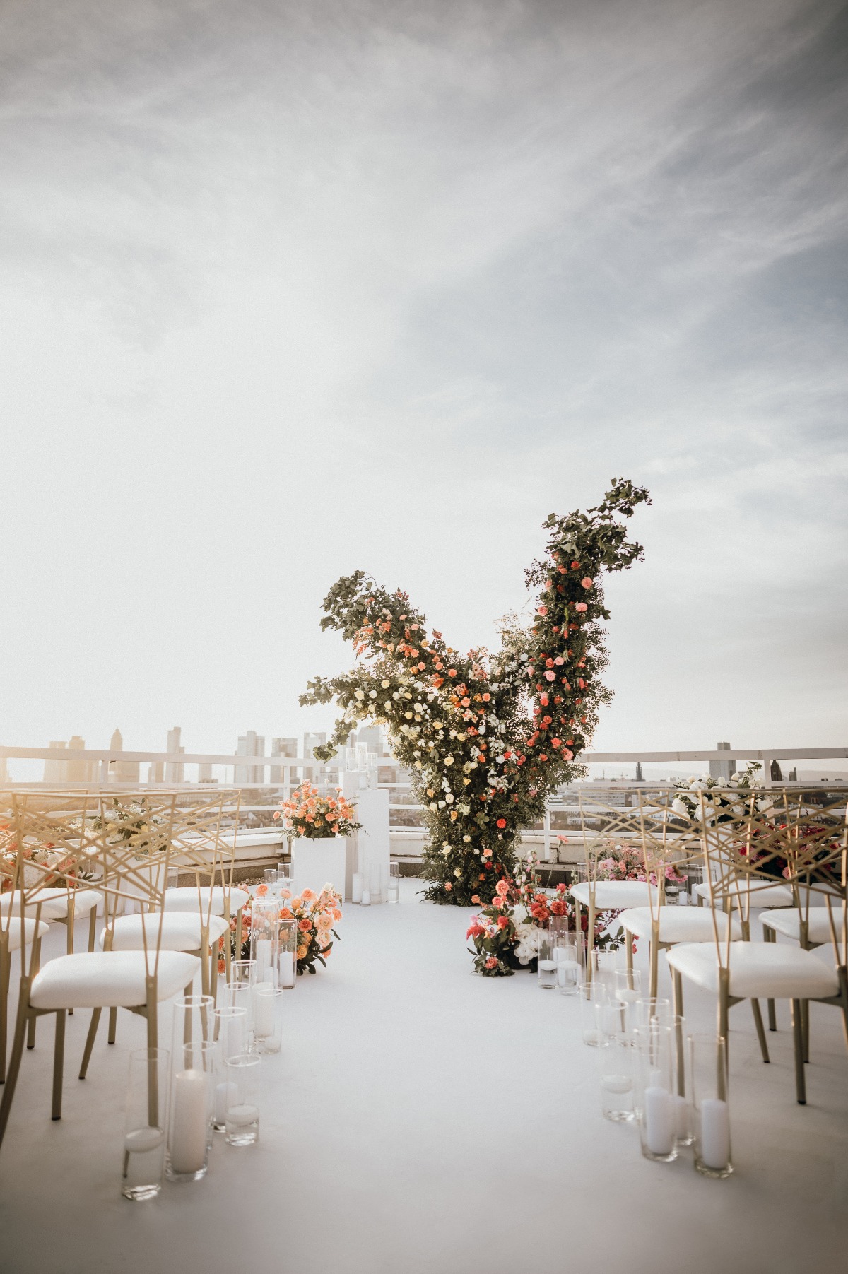 Whimsical Rooftop Wedding Inspiration