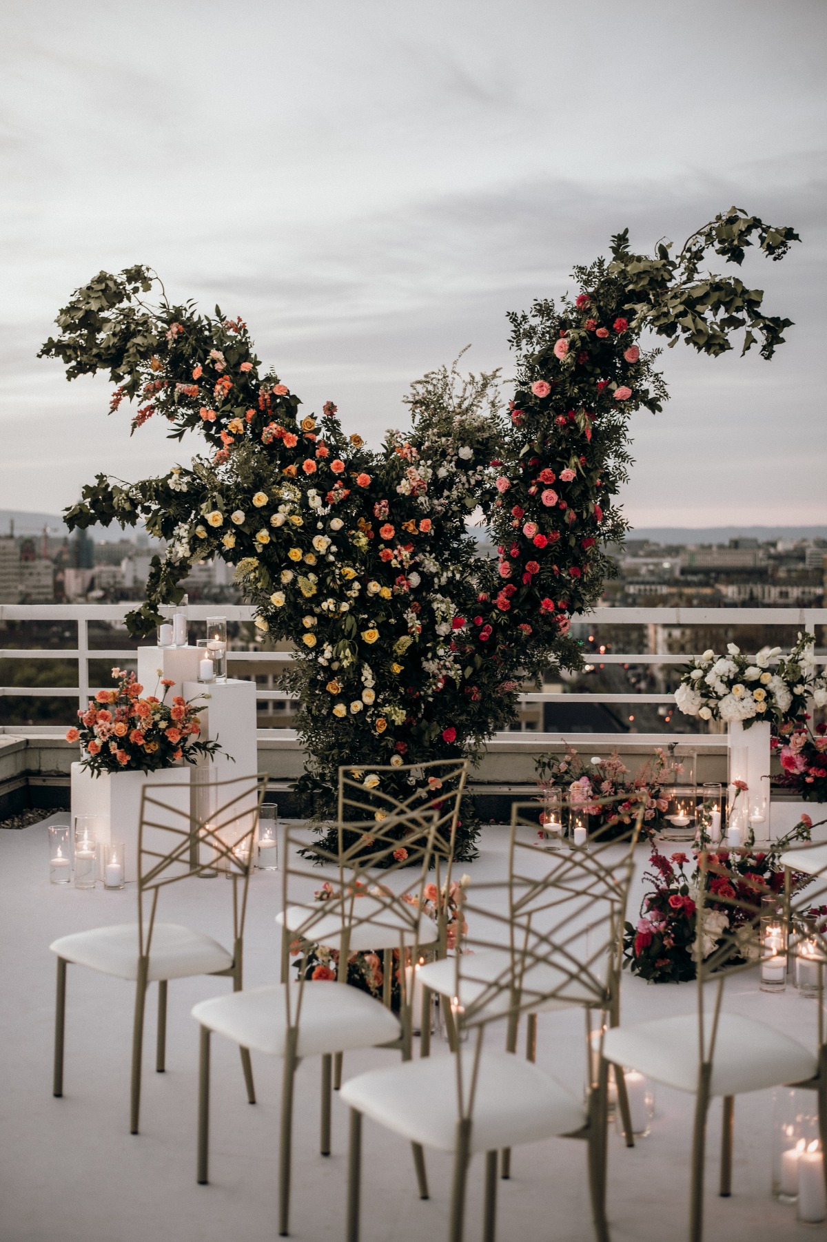Whimsical Rooftop Wedding Inspiration