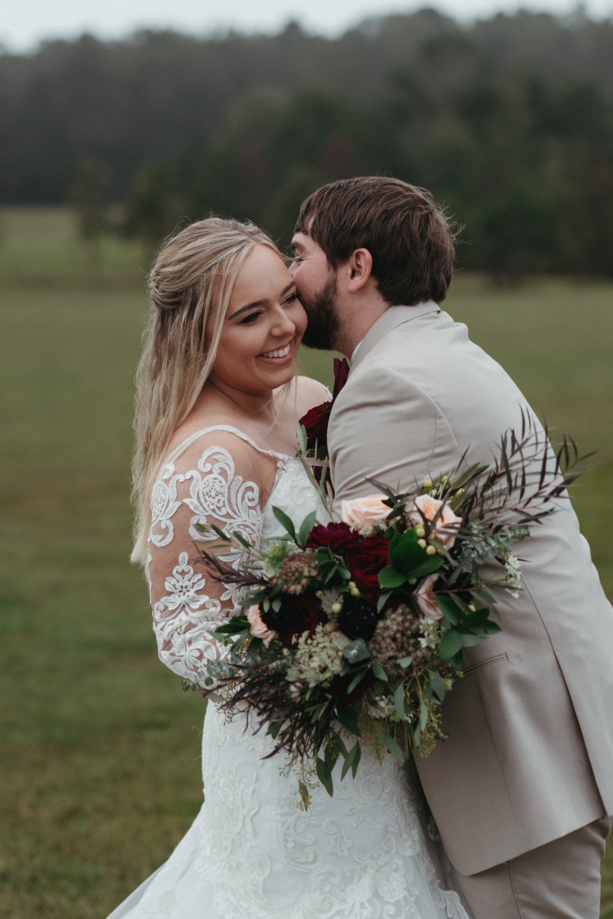 Moody Southern Wedding With Rustic Details