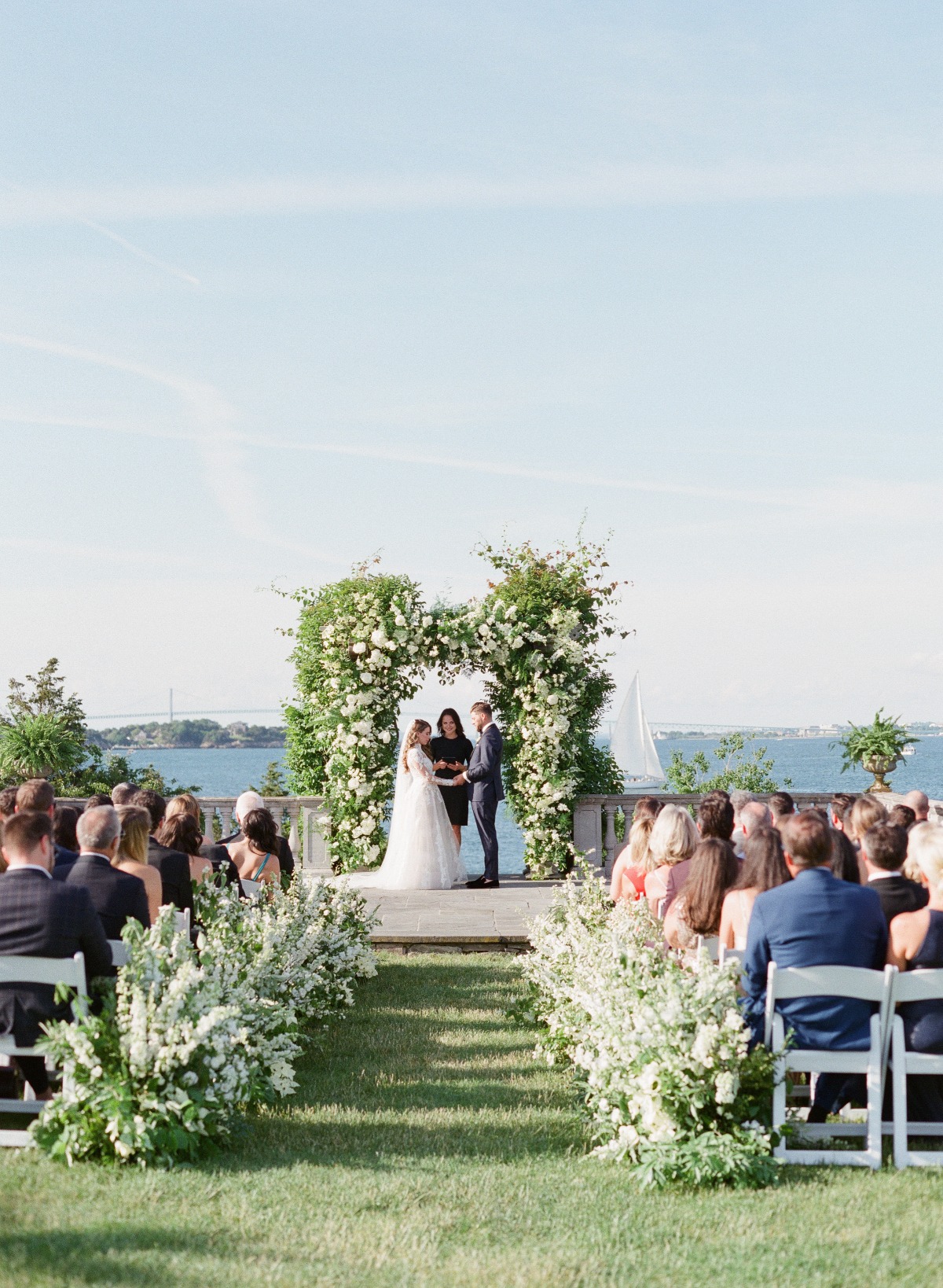Elegant Waterfront Wedding