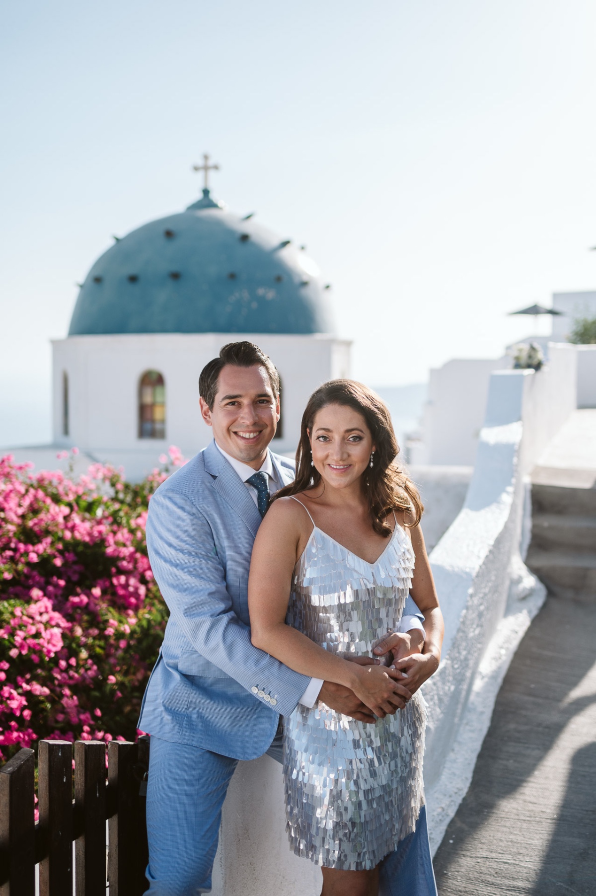 Magical Rooftop Wedding In Santorini