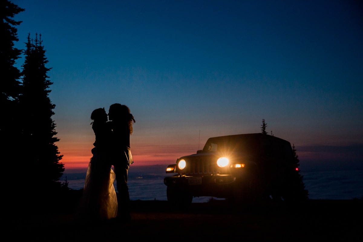 Elopement In The Clouds In Olympic National Park
