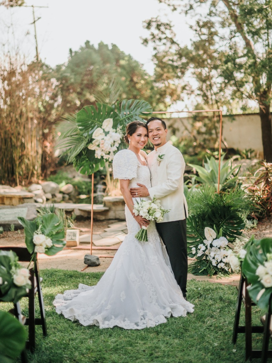 Tropical Wedding Inspiration Shoot That Celebrates Filipinx-American Vendors