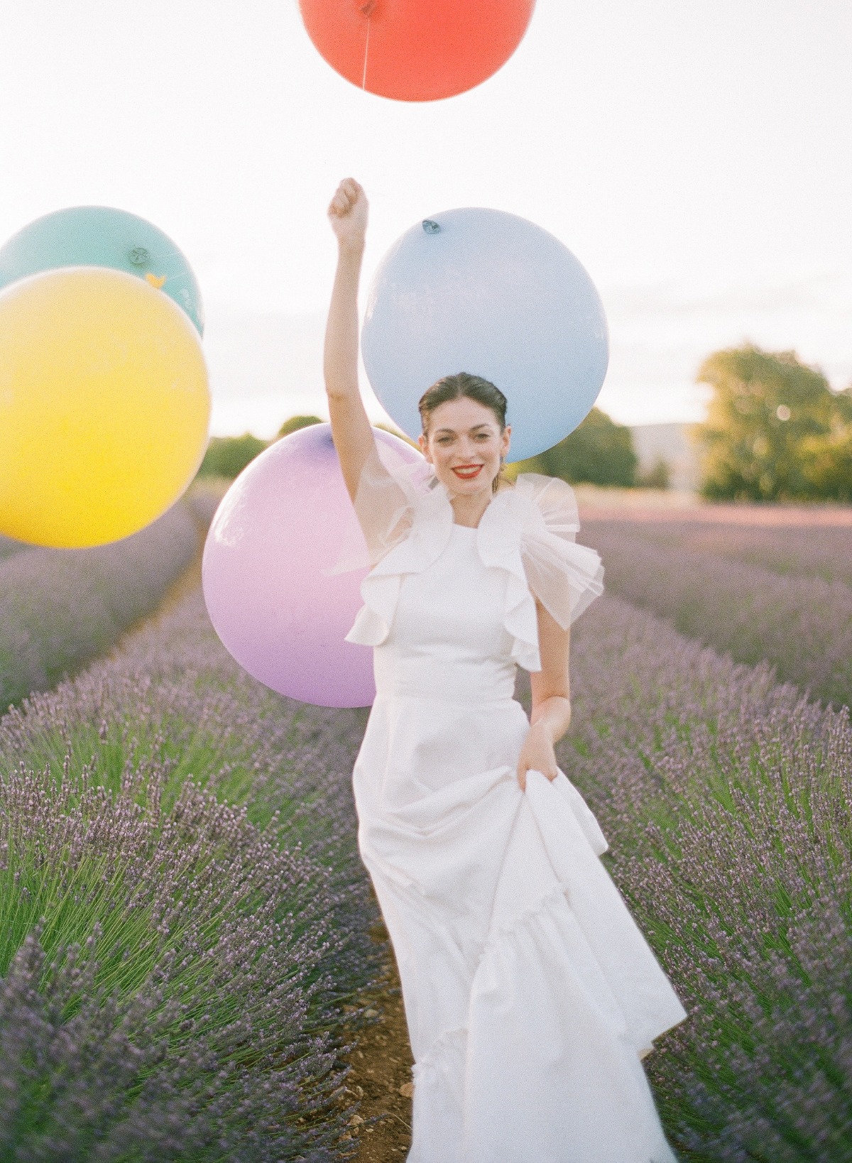 Colorful Wedding Inspiration Shoot In The Lavender Fields of Provence