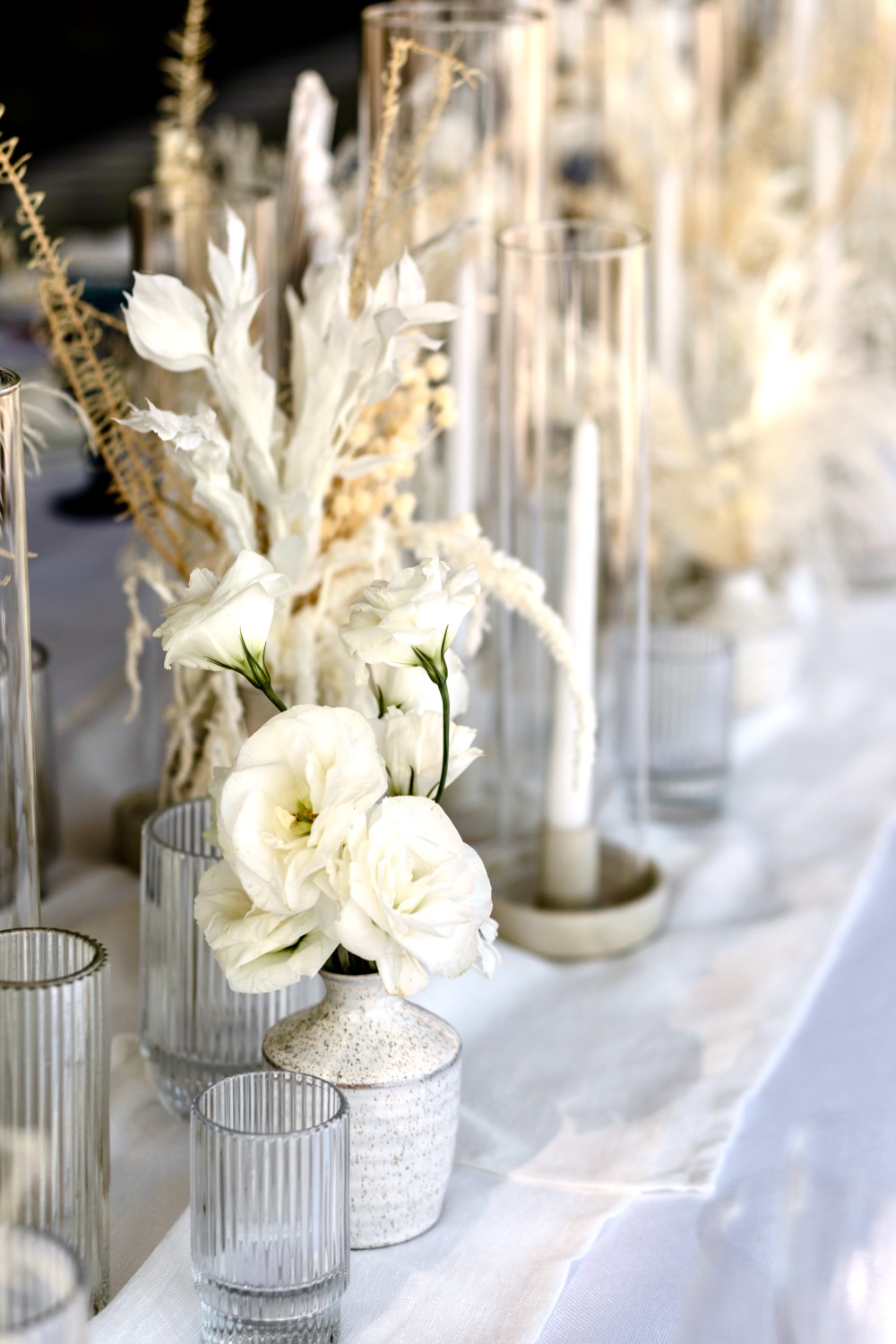 stylish-monochromatic-micro-beach-weddin