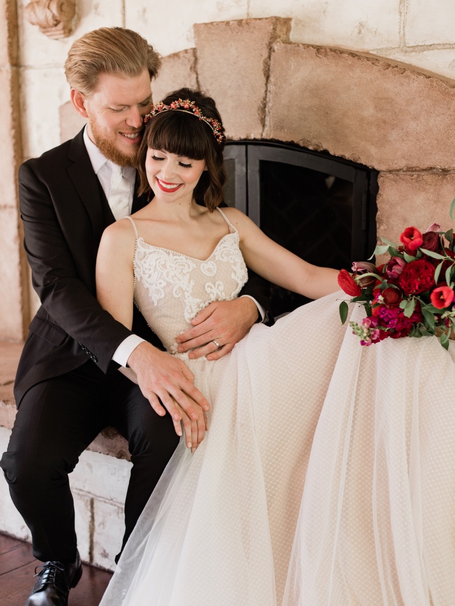 Winter Fairytale-Inspired Shoot In A Castle