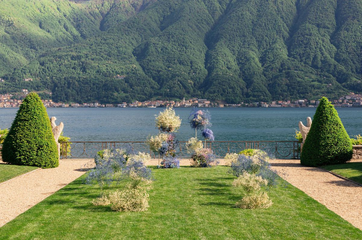 Fashion Inspired Elopement On Lake Como