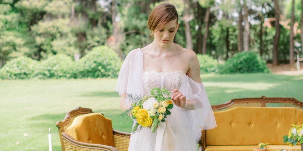Mediterranean Countryside Wedding Inspiration In Shades Of Yellow
