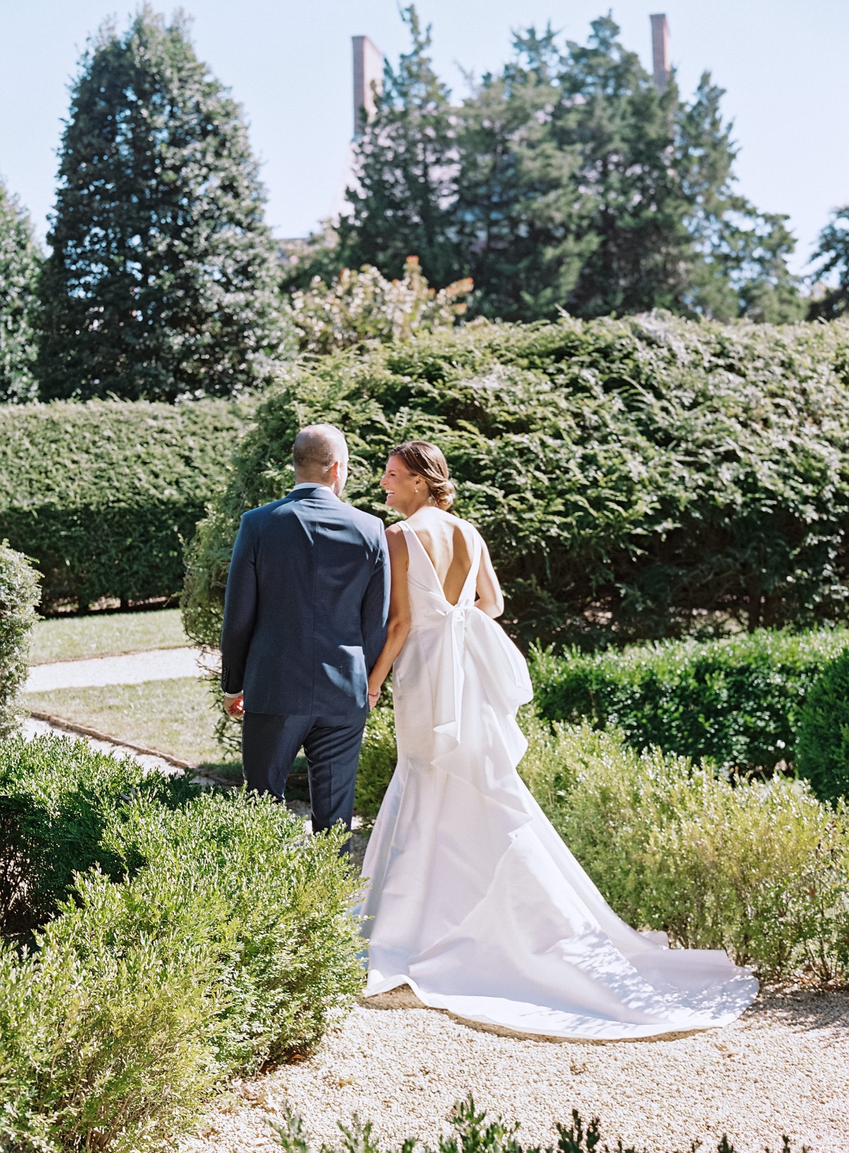 Coastal Garden Wedding That Ends With A Second Line To A Local Pub