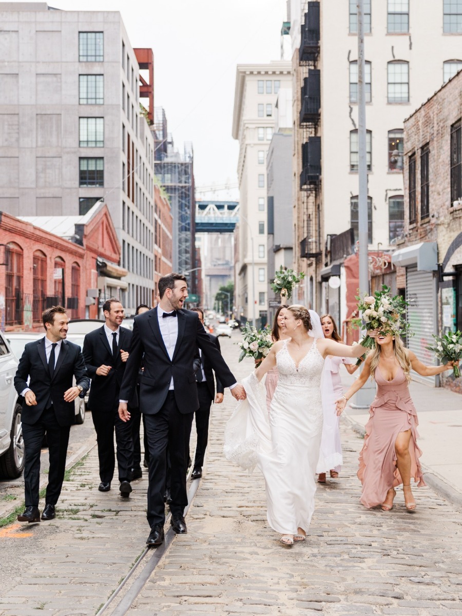 Blush Rooftop Wedding That Proves A Good View Never Goes Out Of Style