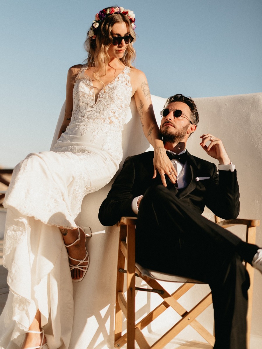 This All Day and Night Wedding in Mykonos Brought All of the Fun
