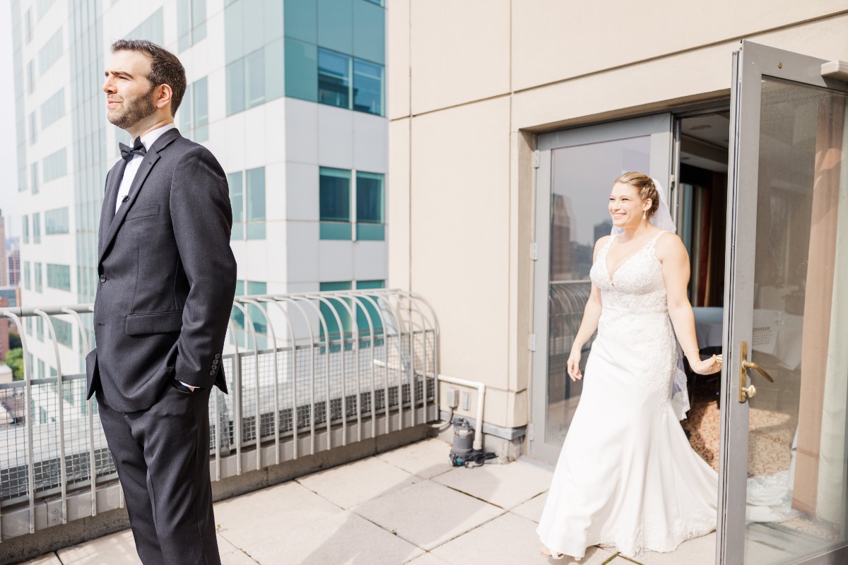 Blush Rooftop Wedding That Proves A Good View Never Goes Out Of Style