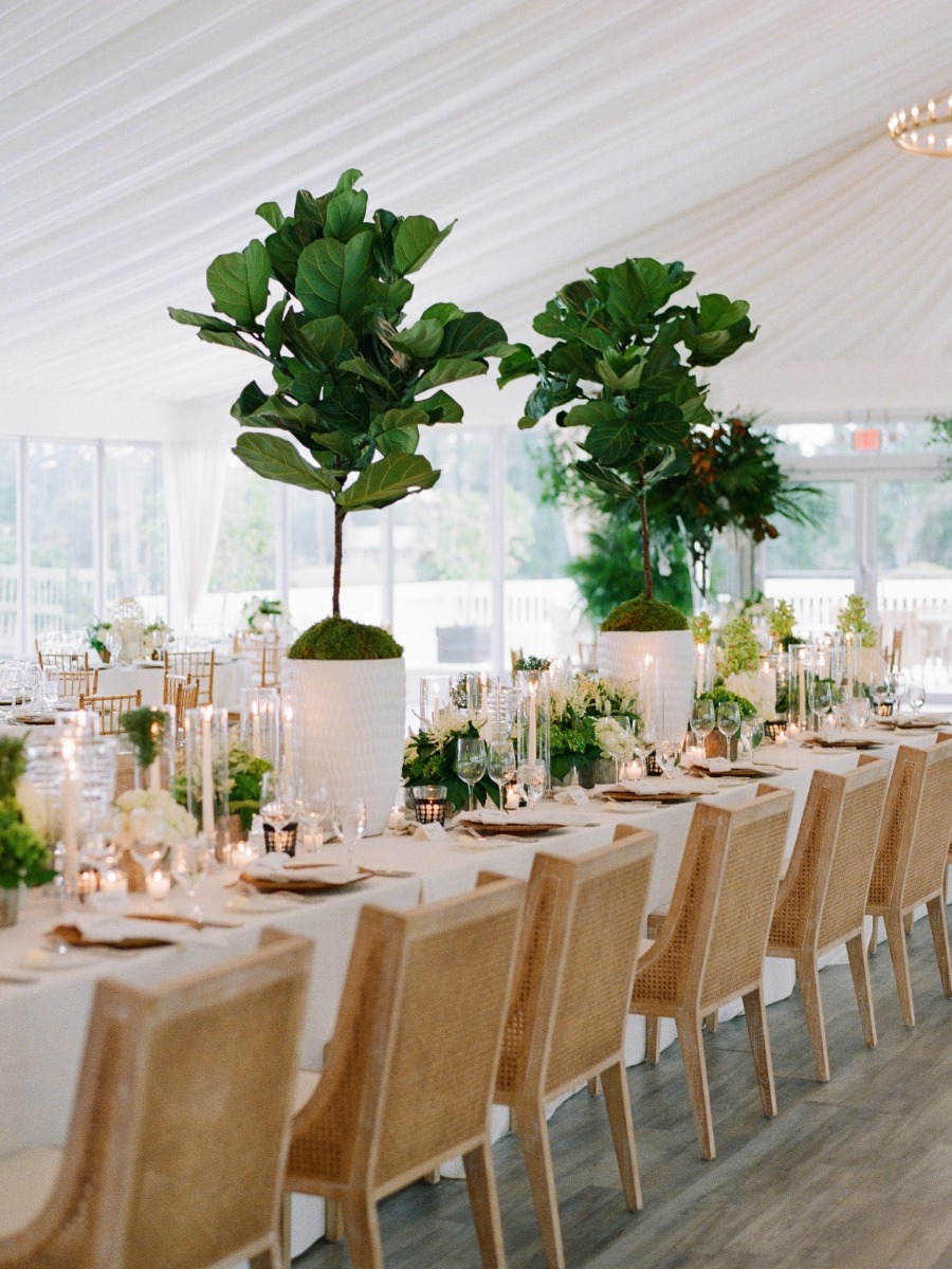First They Met on a Dating App Then They Had A Plant-Inspired Wedding at Montage