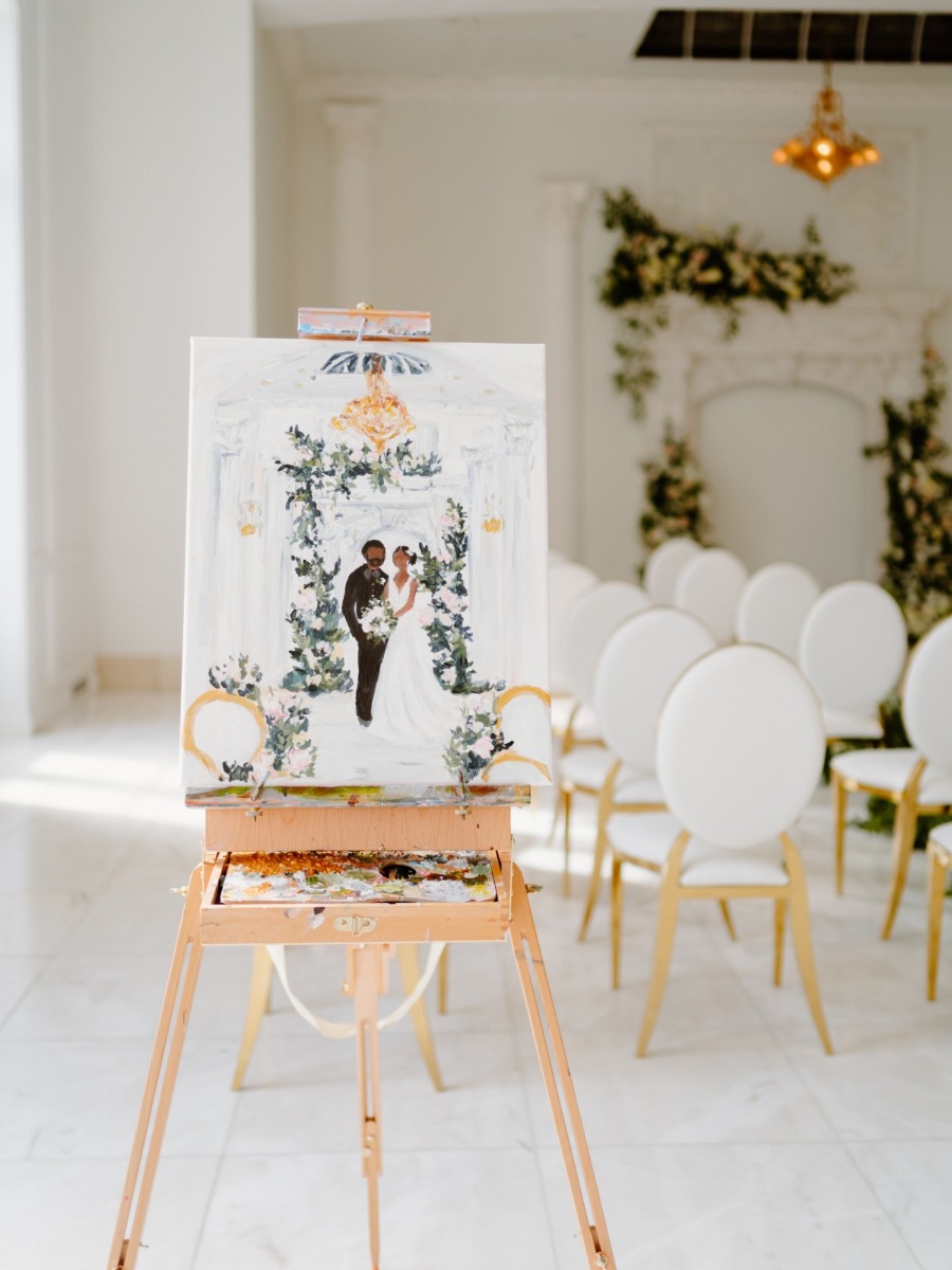 This is Why You Need a Live Painter for Your Wedding