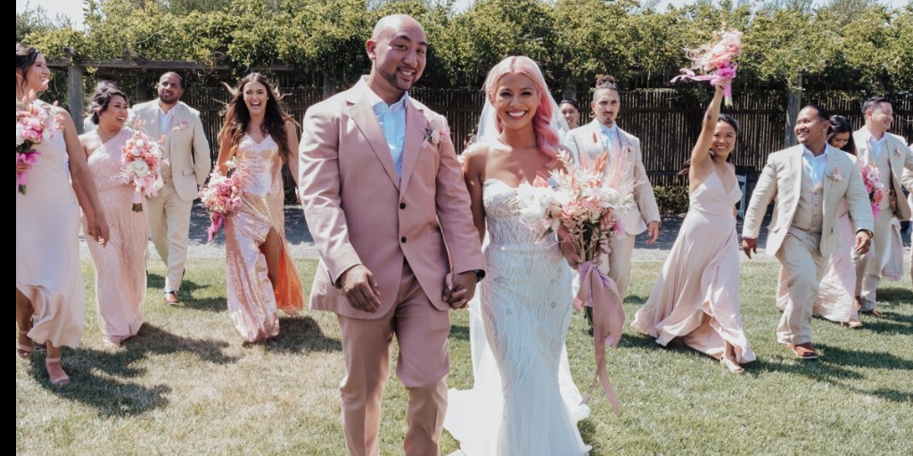 This Pretty In Pink Wedding Shows That Your Hair Can Be The Ultimate Wedding Accessory