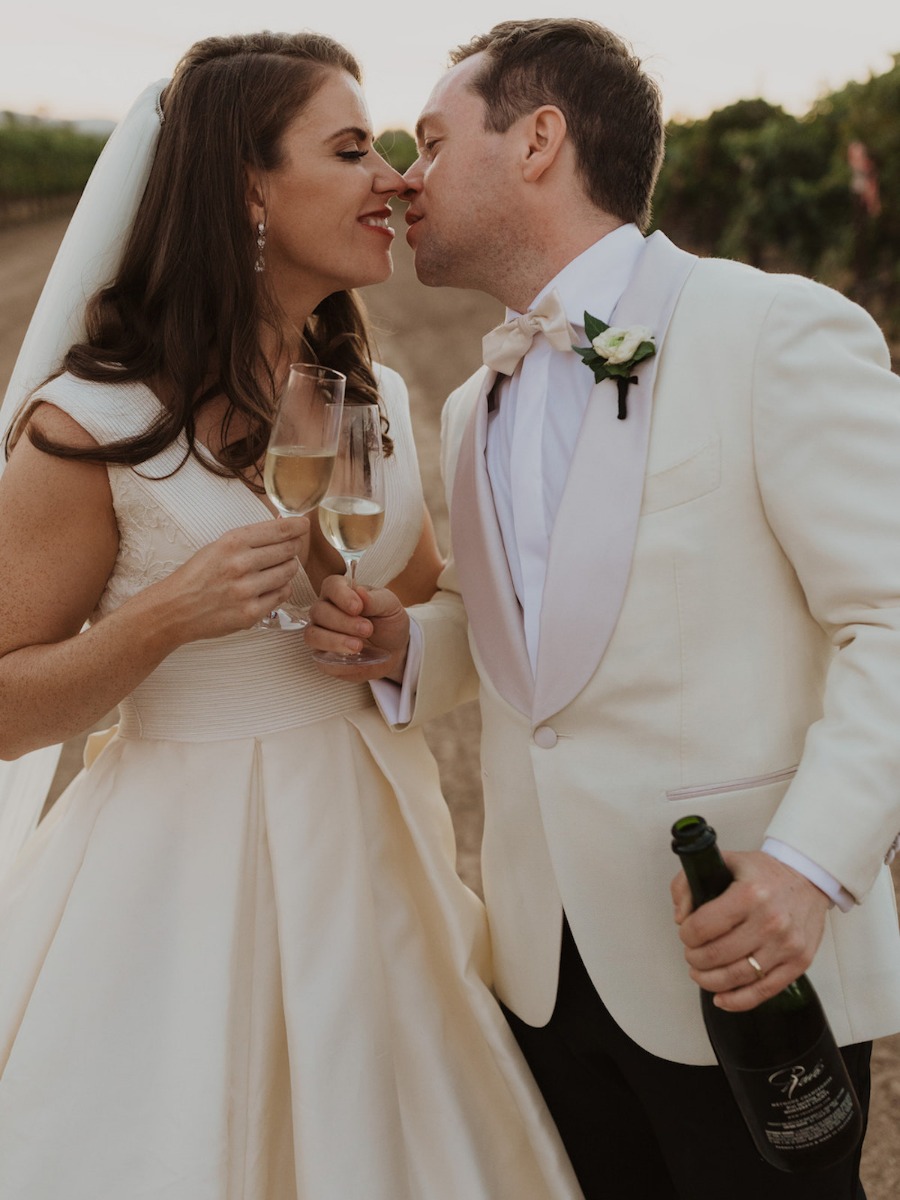 Extravagance?  Elegance?  Yes, please! A Classic Black Tie Gets Contemporary Touches at This Vineyard Wedding in Paso Robles