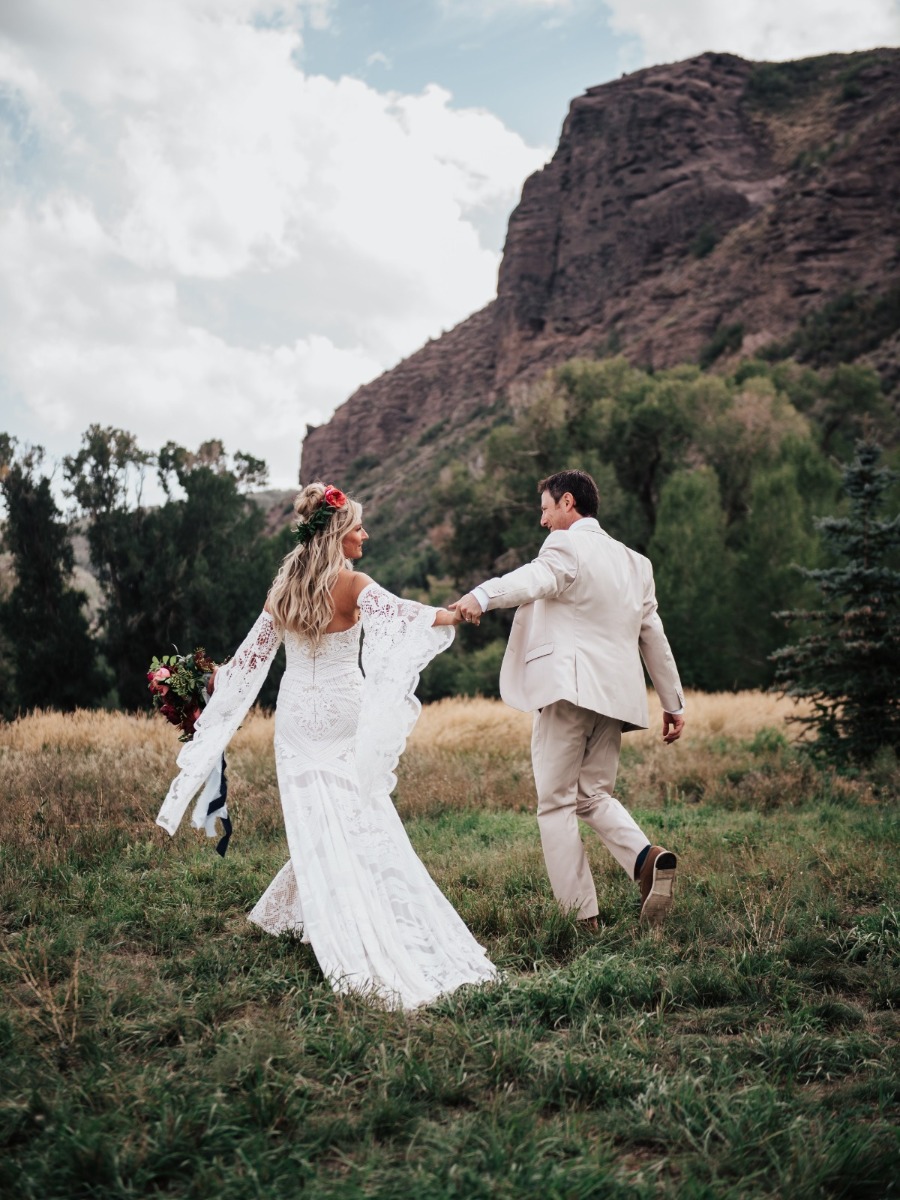 The Groom Handmade The Rings For This Vibrant Boho Wedding