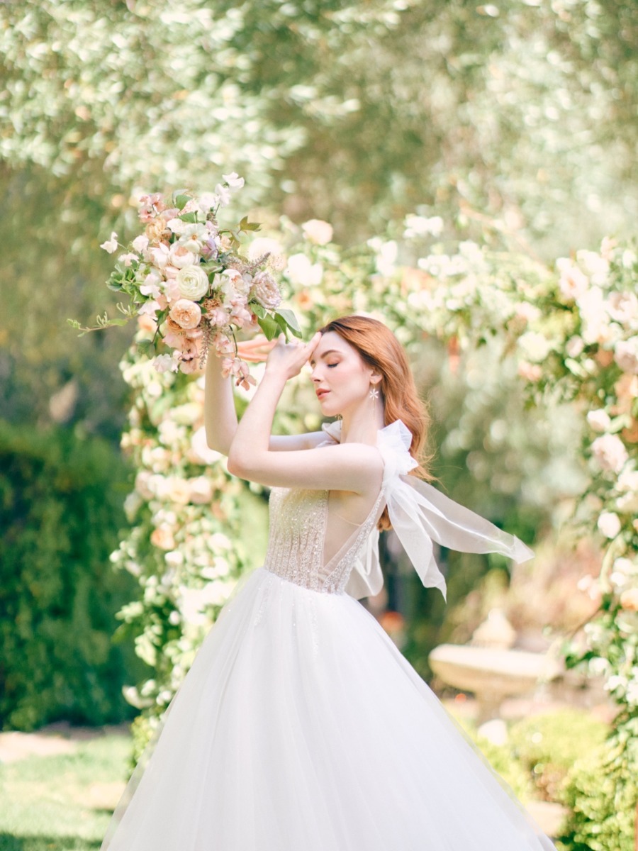 Floral Fairytale In An Enchanted Garden