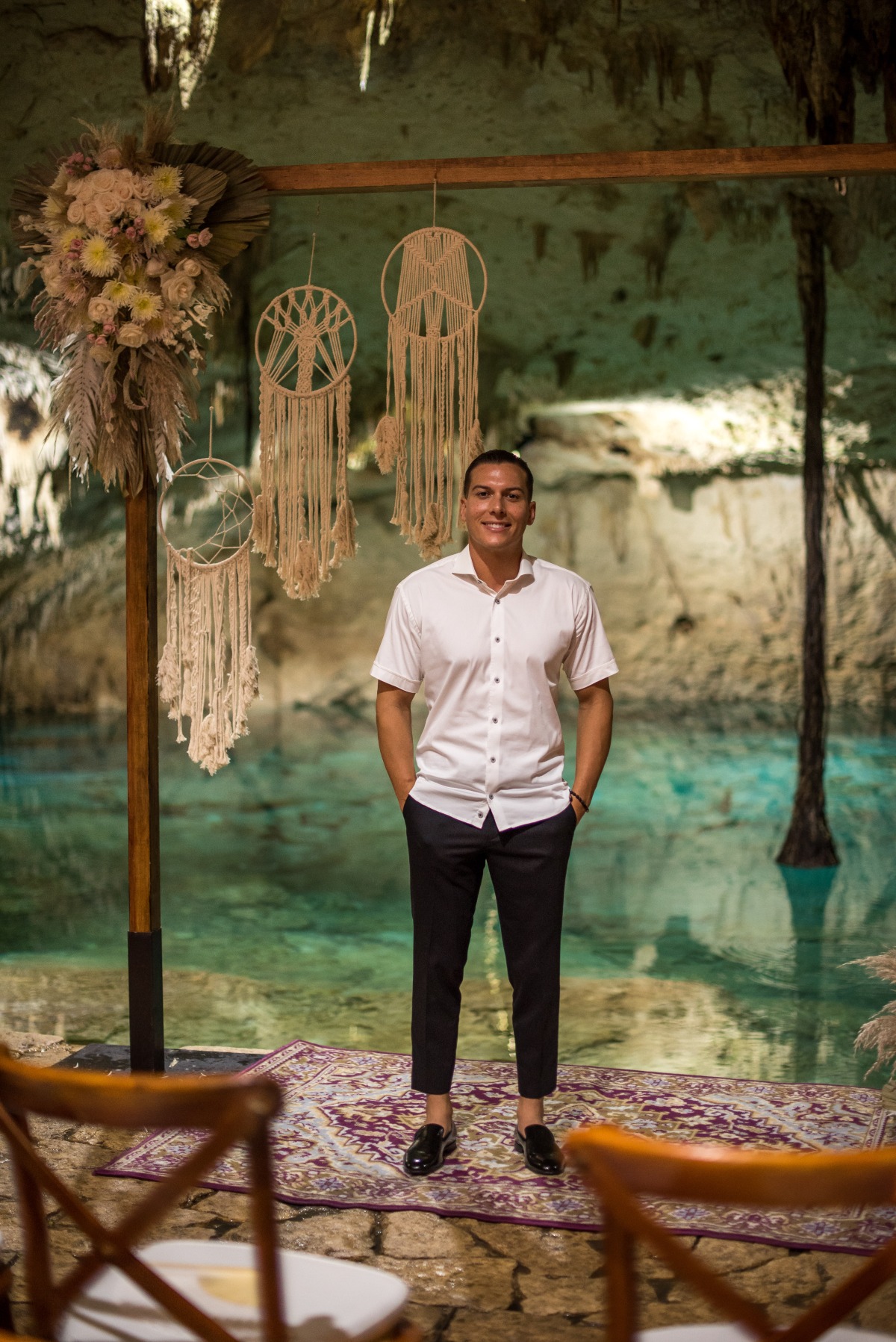 Wedding Ceremony Held in a Magical Cenote