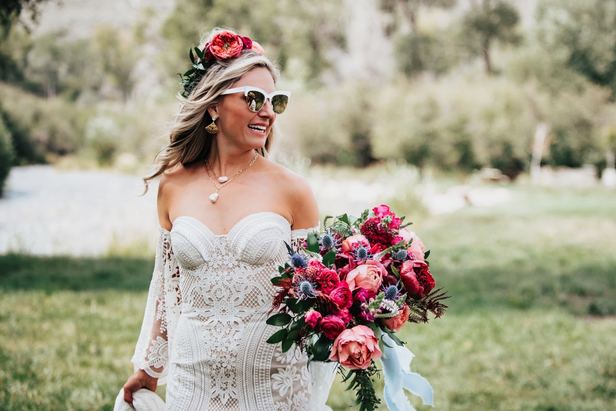 Boho Ranch Wedding with Vibrant Color Palette