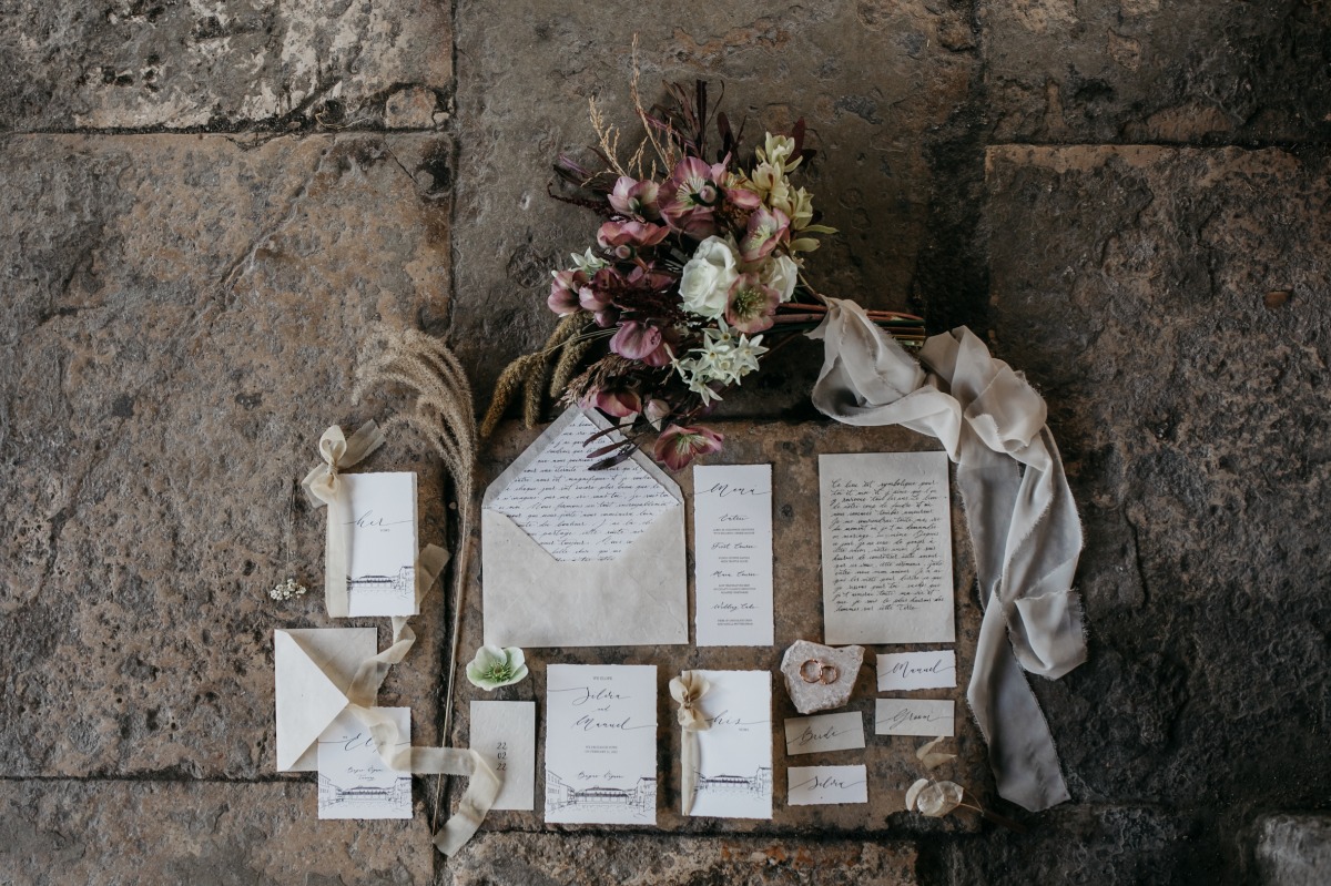 Steamy Tuscan Elopement Inspired By Thermal Baths