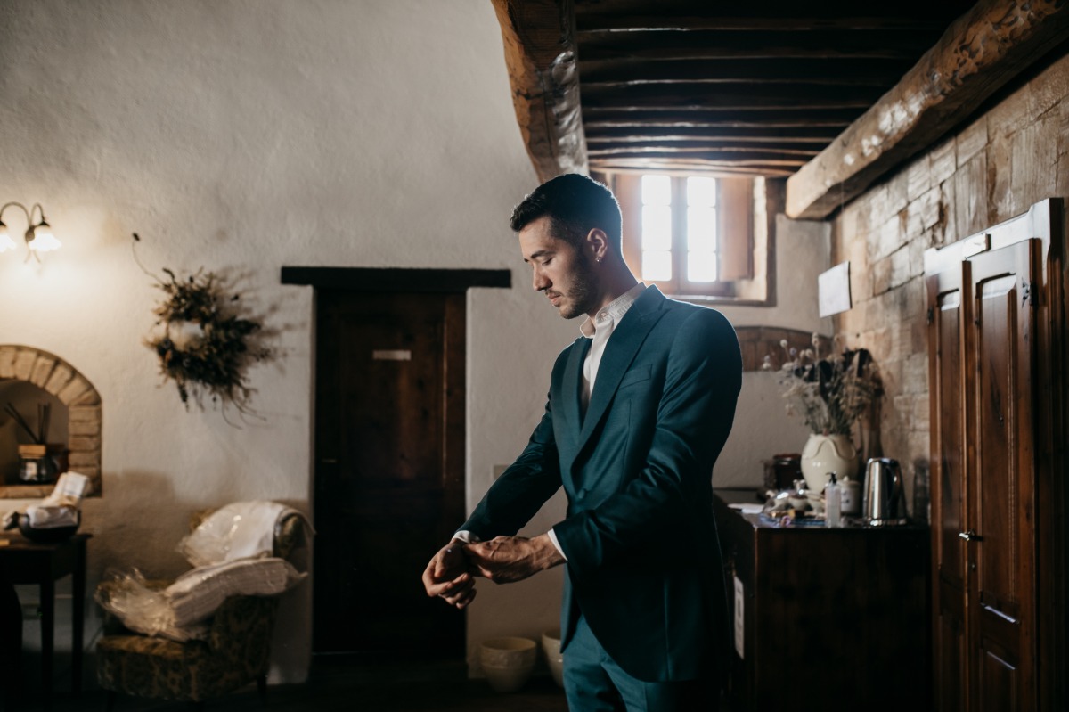 Steamy Tuscan Elopement Inspired By Thermal Baths