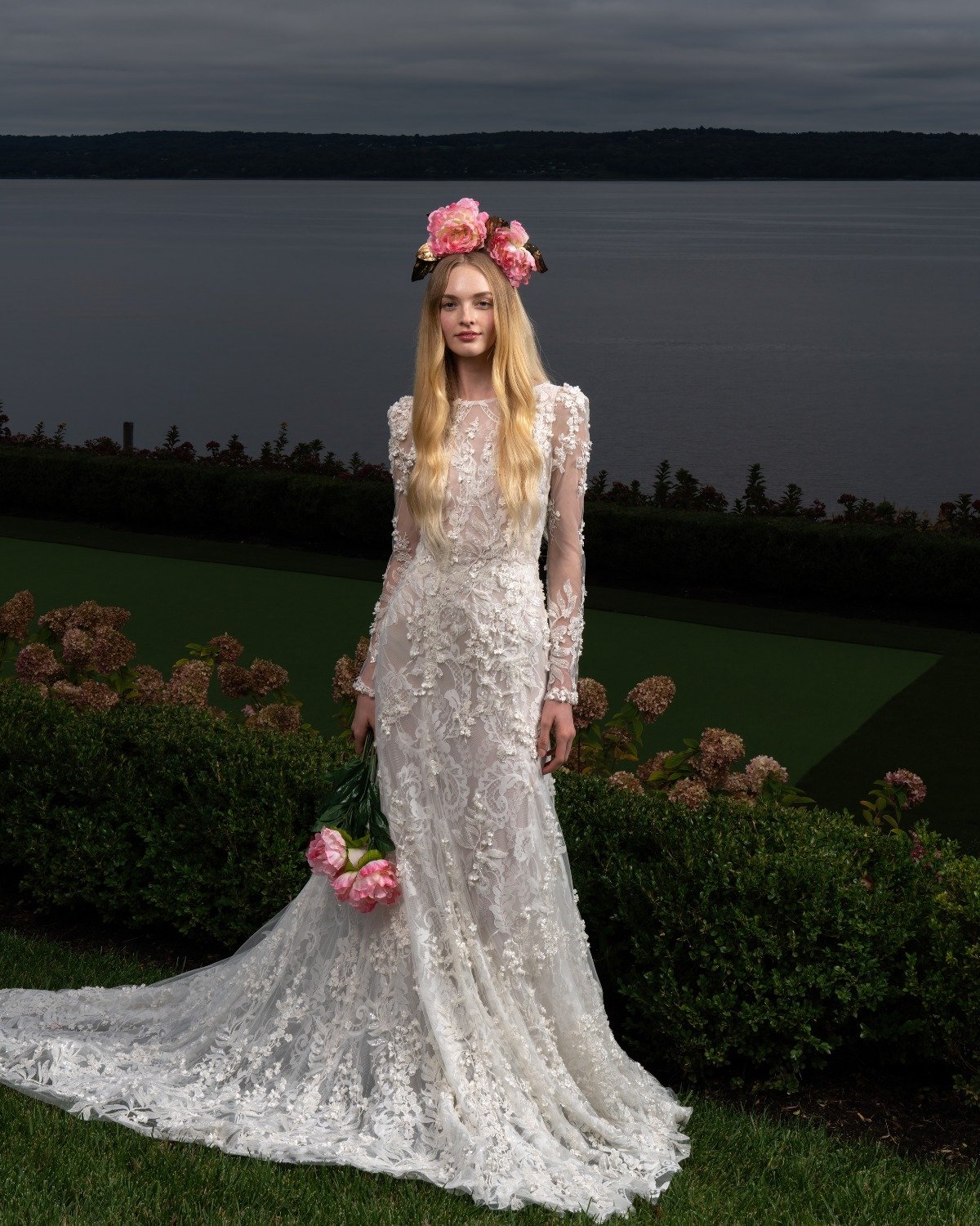 Straight From The Runway To The Aisle, Brides Can Get Reem Acra's 'Love From Above' Collection In Stores Now