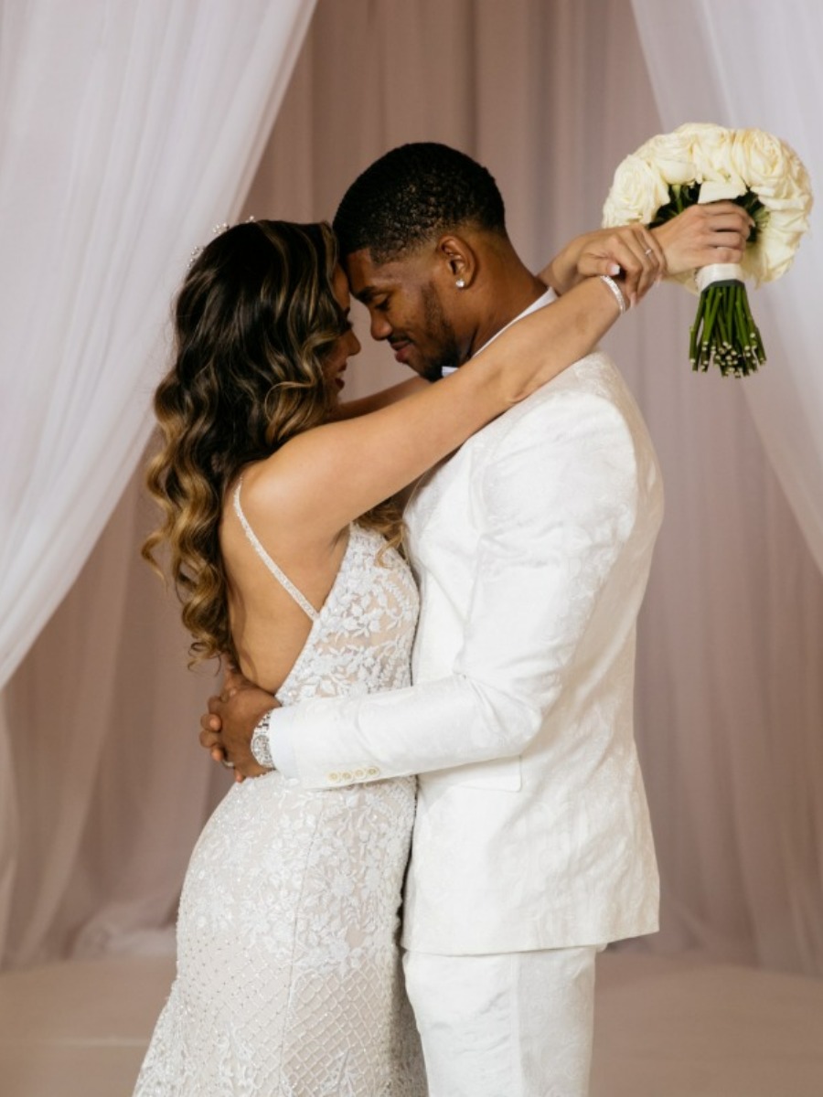 An Intimate, All-White Wedding in Weeks