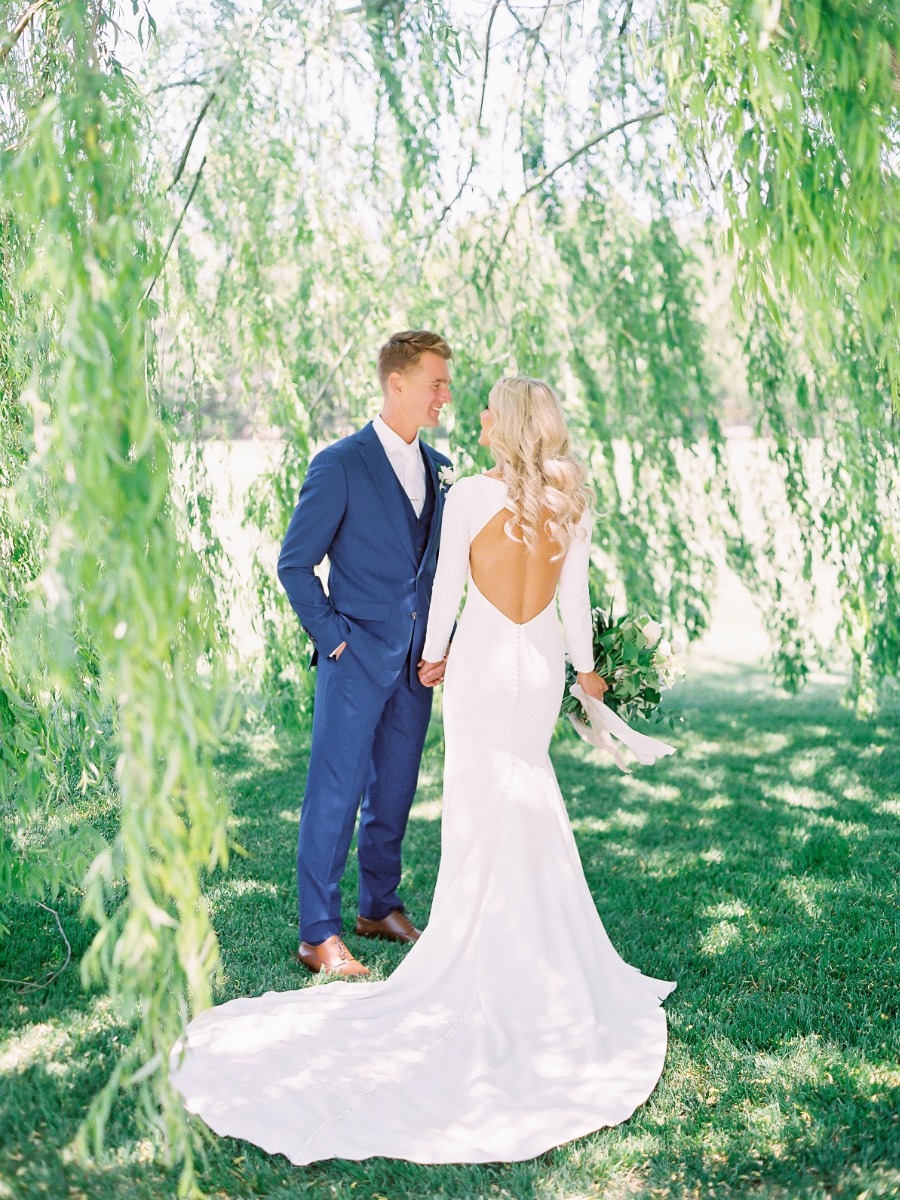 This Cali Vineyard Wedding Has The Most Romantic First-Look Location We've Ever Seen