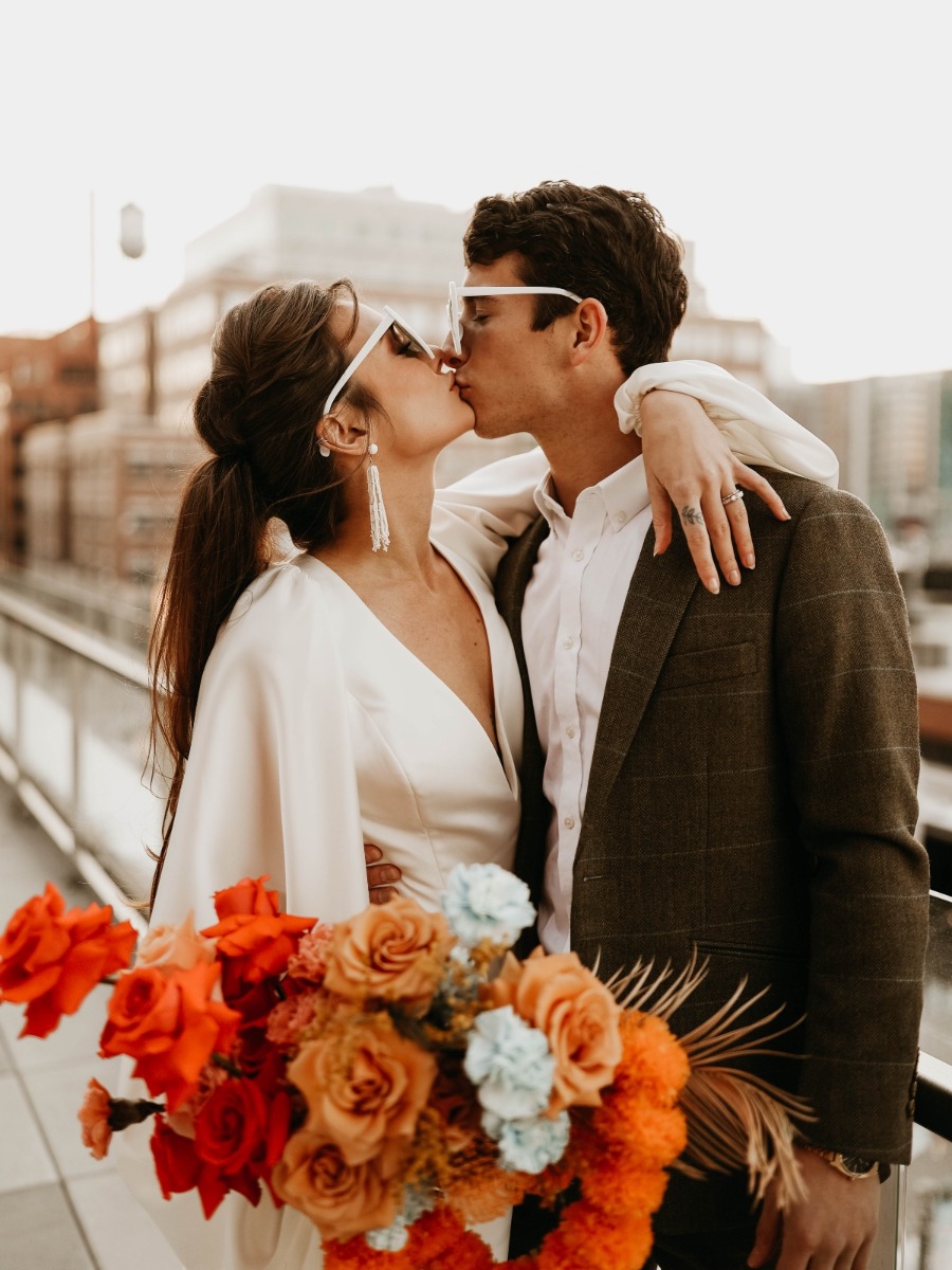 Sexy Rooftop Elopement In Denver That Ends In A Bathtub