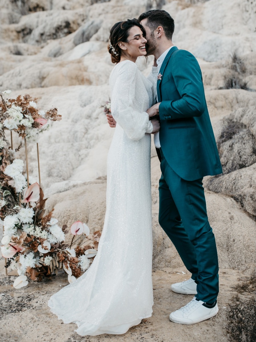 Steamy Tuscan Elopement Inspired By Thermal Baths