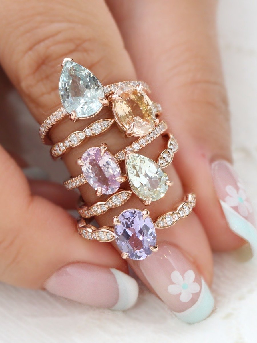 Pastel Engagement Rings Are Making Our Dreams Come True RN
