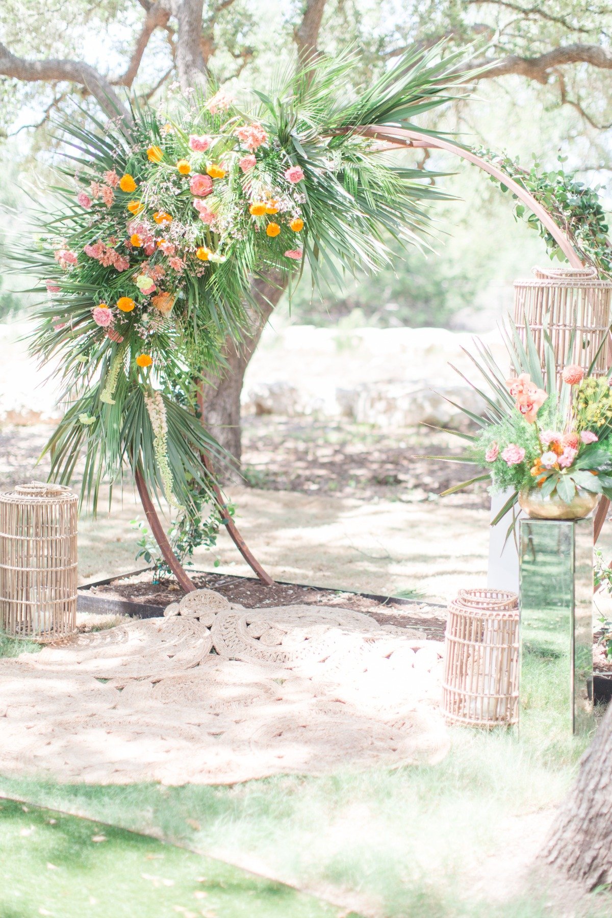 This Bright Wedding Inspo In Texas Will Have You Reconsider That Neutral Color Palette