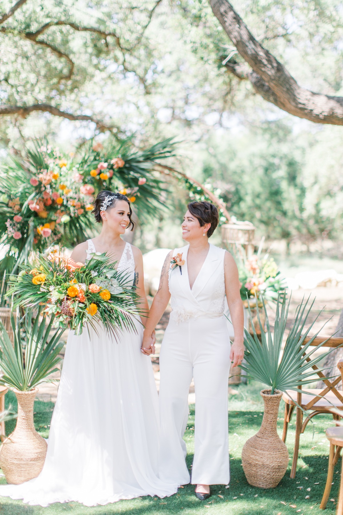 This Bright Wedding Inspo In Texas Will Have You Reconsider That Neutral Color Palette