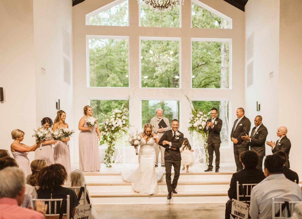 This White-Hot Summer Wedding Featured Fun, Fashion, and Fusion-Cuisine
