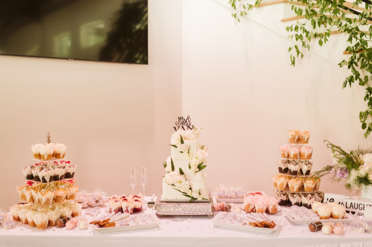 This White-Hot Summer Wedding Featured Fun, Fashion, and Fusion-Cuisine