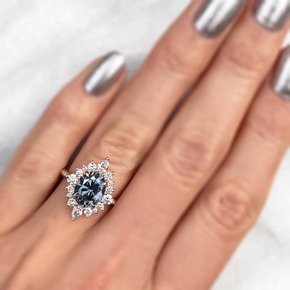 The Most Unique and Amazing Engagement Rings of 2022 - Grey Moissanite