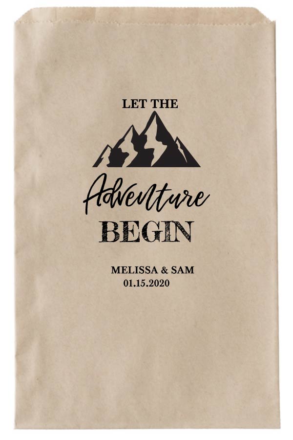 Printable Adventure Begin Favor Bags