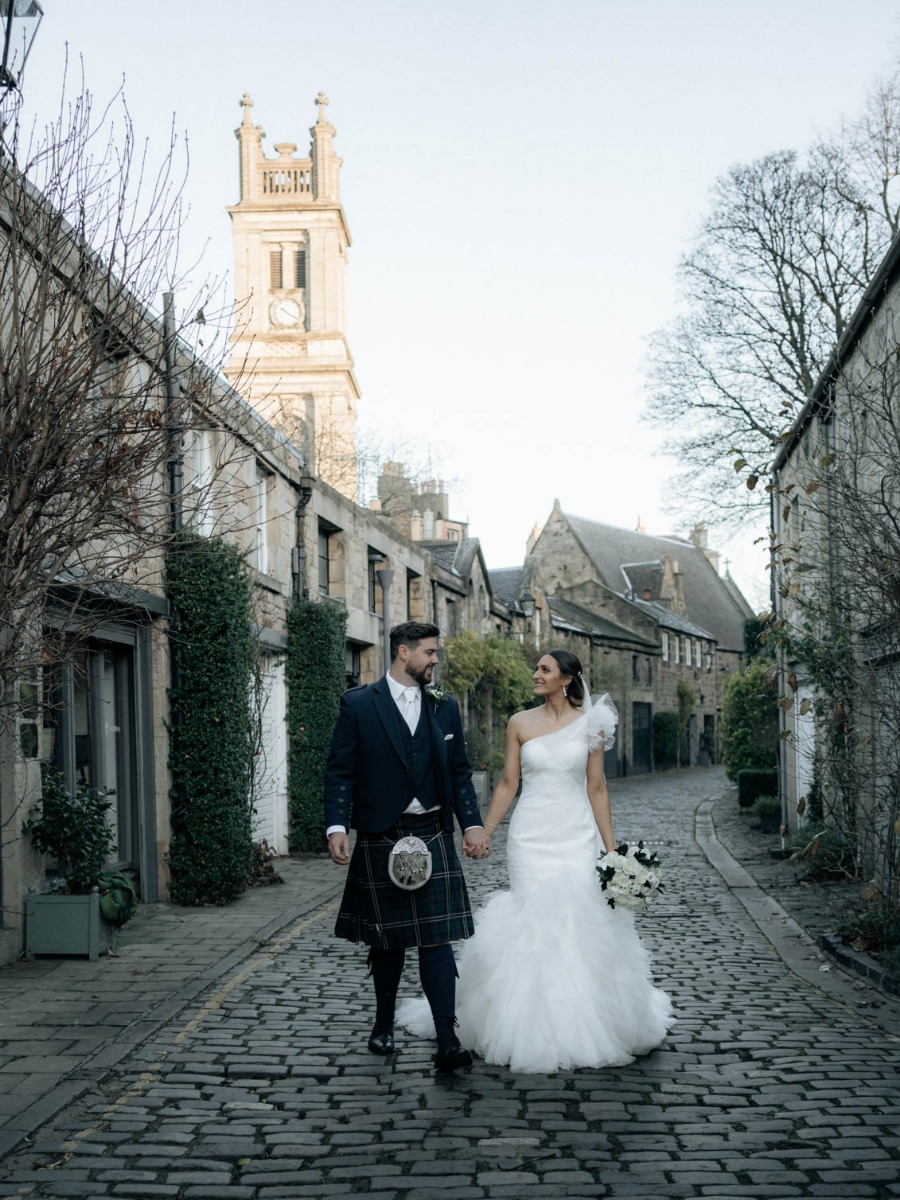 An Elegant Takeover in Edinburgh at this $40,000 Winter Wedding